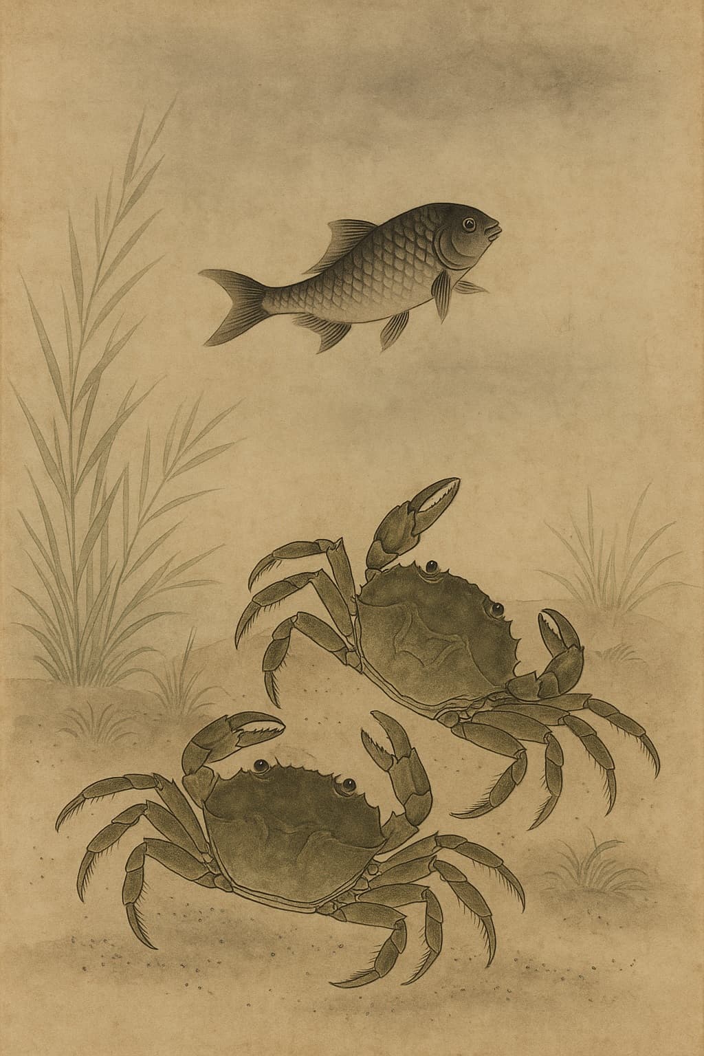 어해도 민화란 무엇일까? 물고기와 게에 담긴 풍요와 출세의 꿈