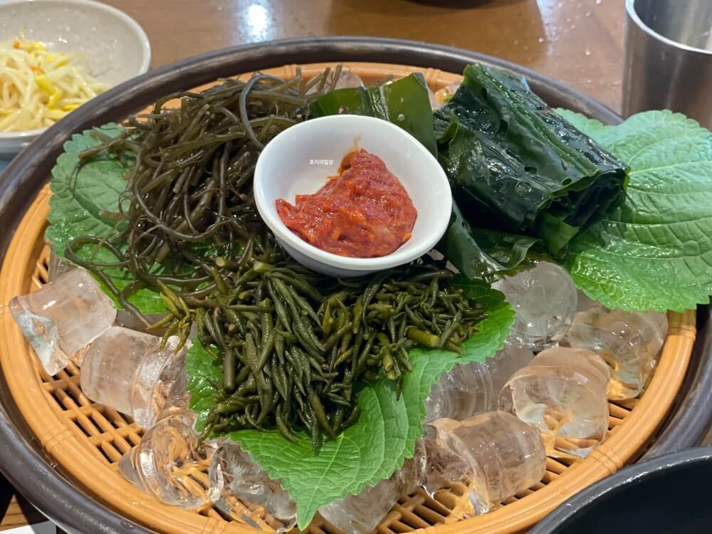 동탄 해초쌈 해산물 맛집 식당 해올 - 해초쌈
