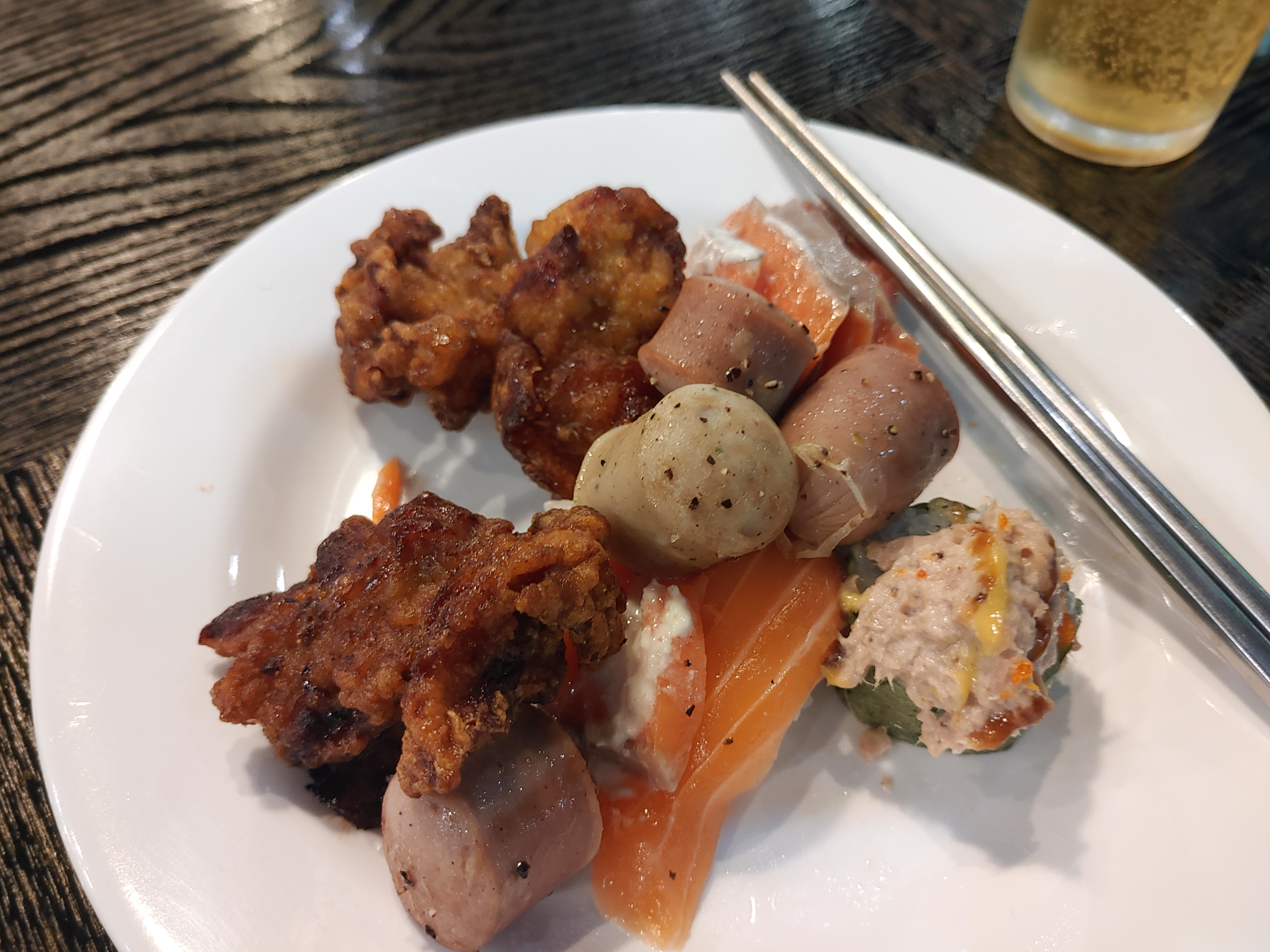 부평 스시뷔페 헤세드 내가 퍼온 음식들