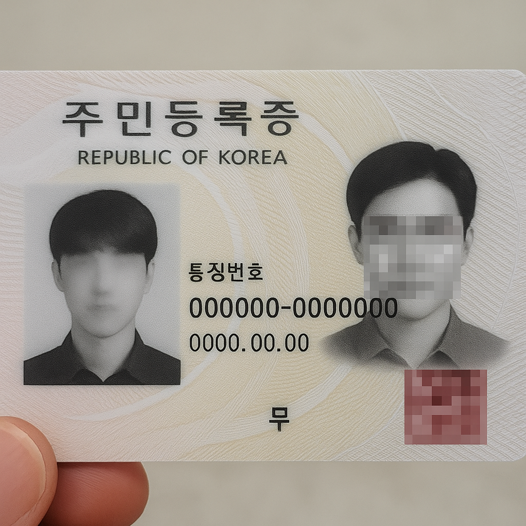 주민등록증 재발급