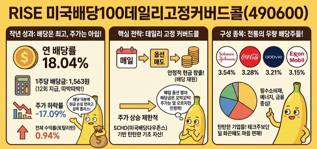 RISE 미국배당100데일리고정커버드콜