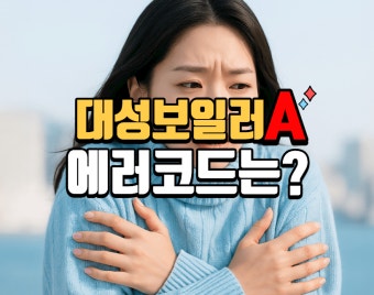대성보일러 에러코드 a6