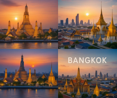 방콕 거리의 소리와 문화