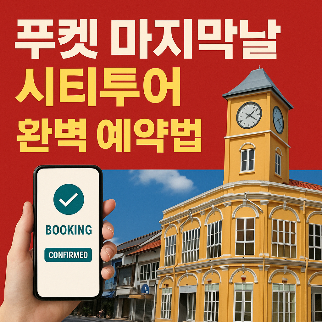 호텔 교통편이 포함 된 푸켓 시티 가이드 투어 신청하기