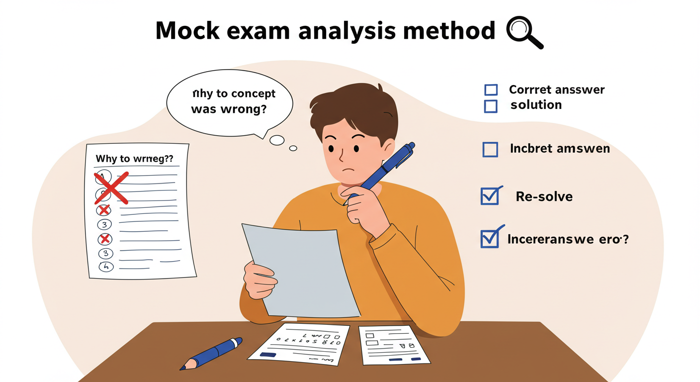 모의고사 분석법! 틀린 문제에서 배워야 할 것
