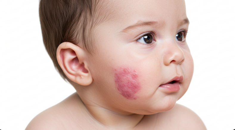 아기 피부에 붉은 점? '혈관종' 10년 새 두 배 증가, 원인과 치료법