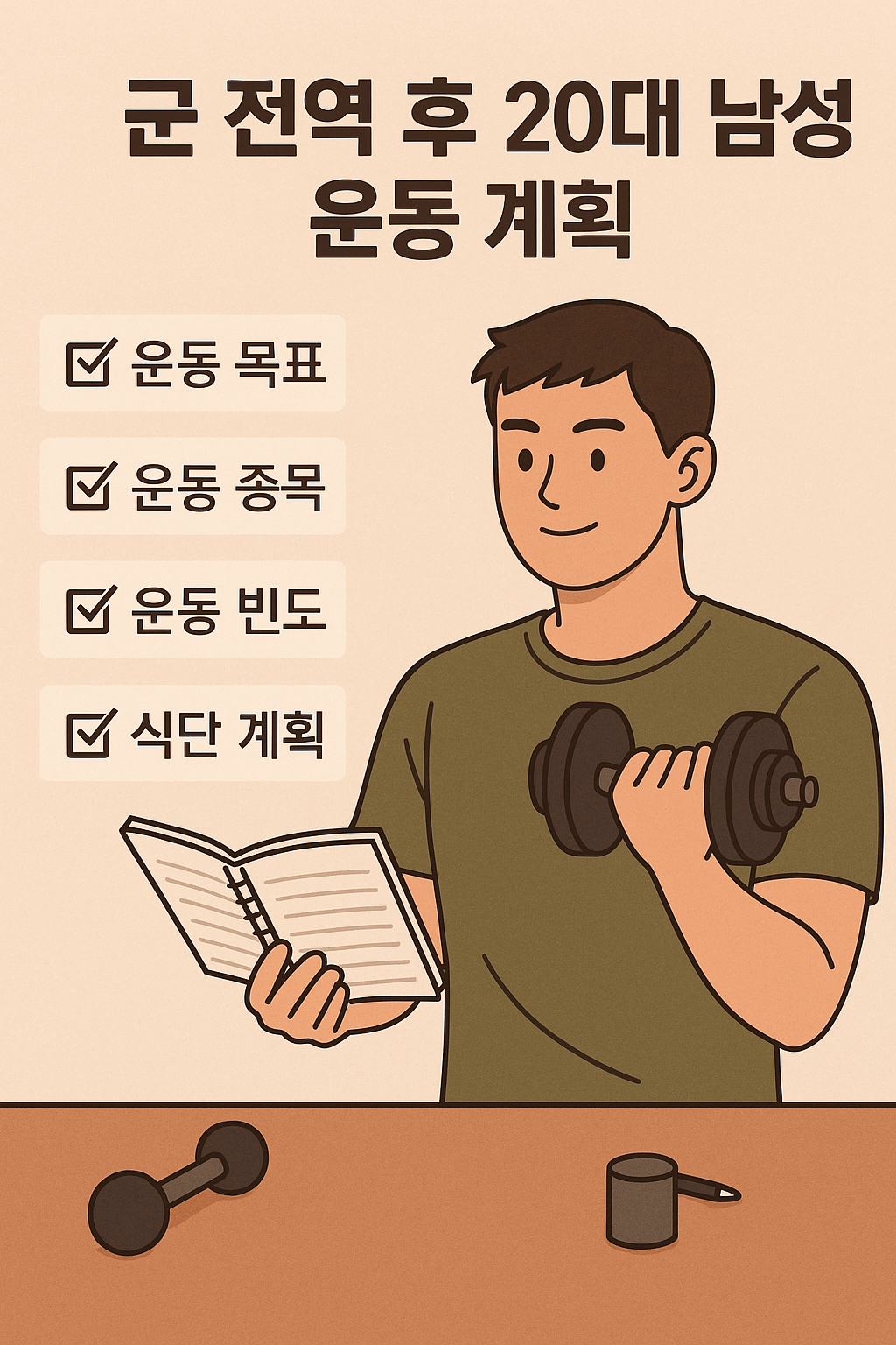 군 전역 후 20대 남성 운동 계획