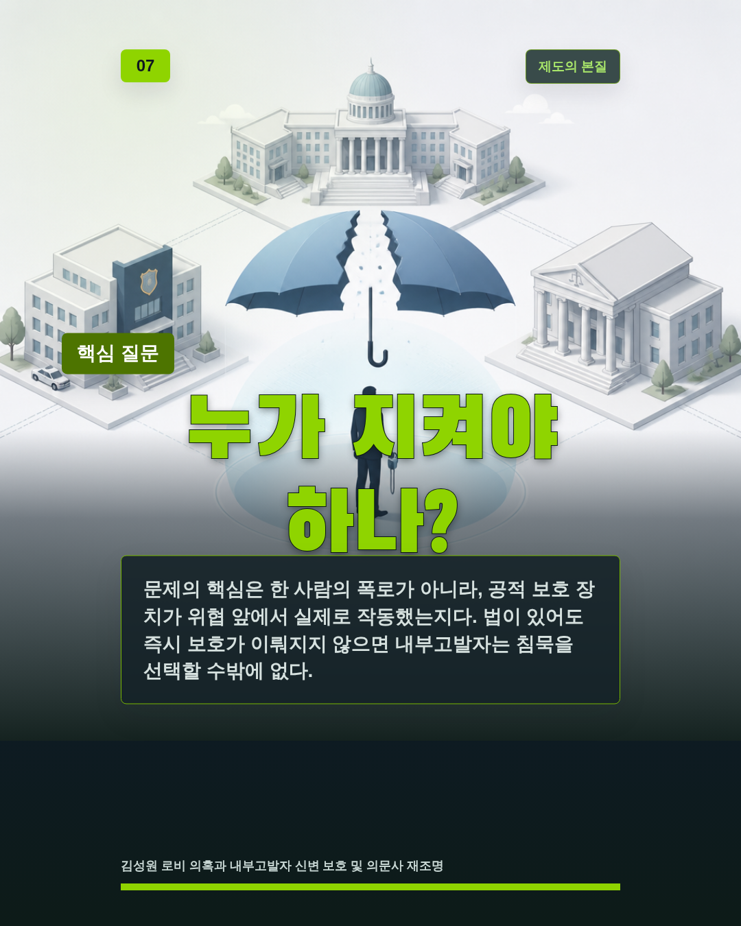 누가 지켜야 하나?