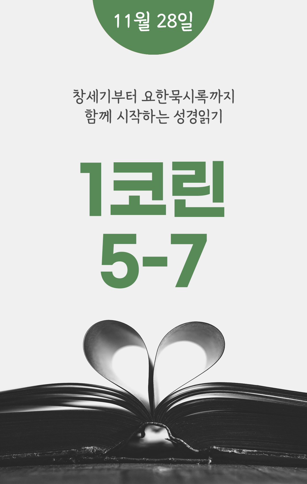 11월 28일 성경읽기표