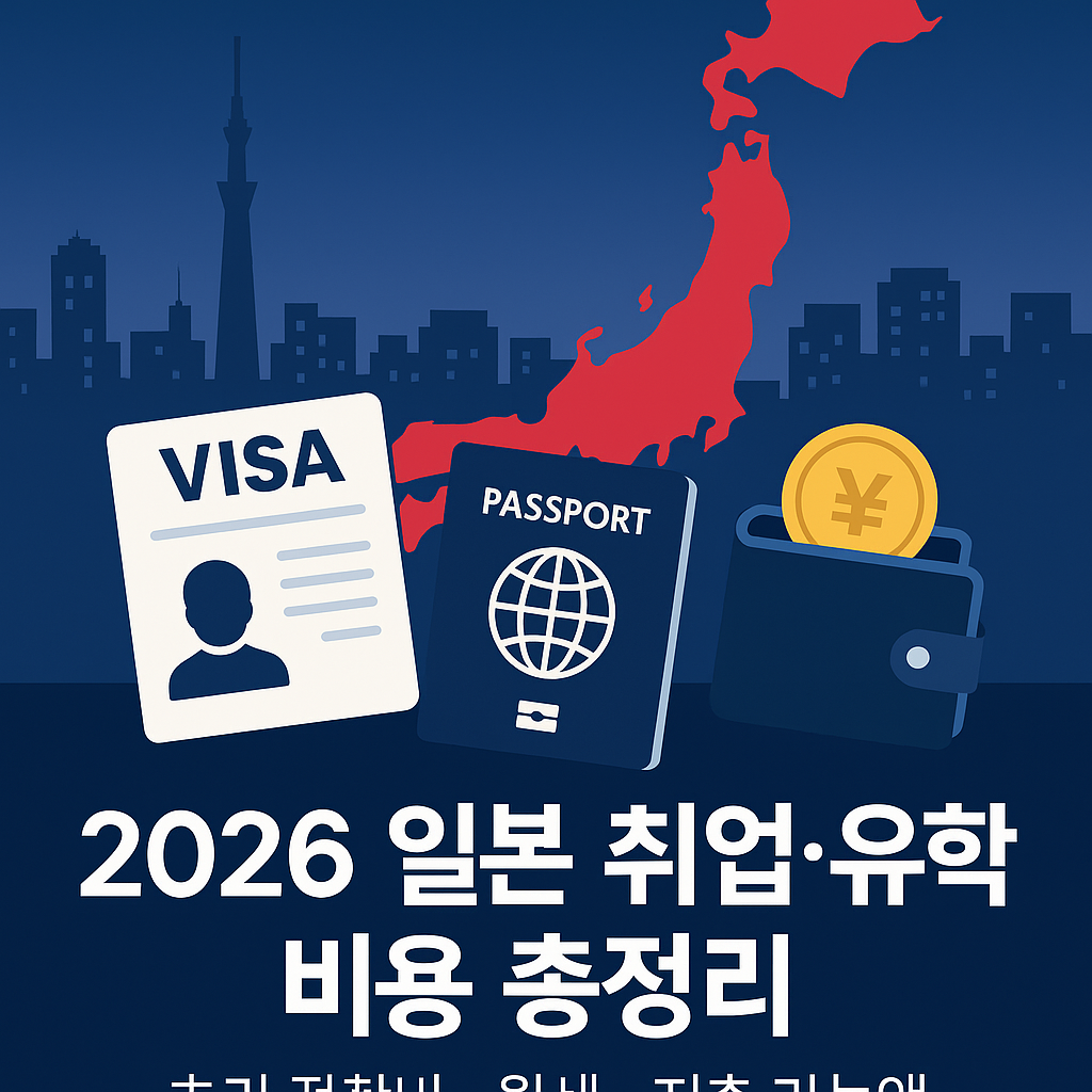 2026 일본 취업·유학 비용