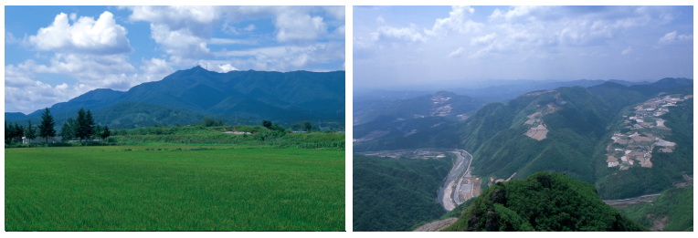 모악산 과 청량산 소개 사진