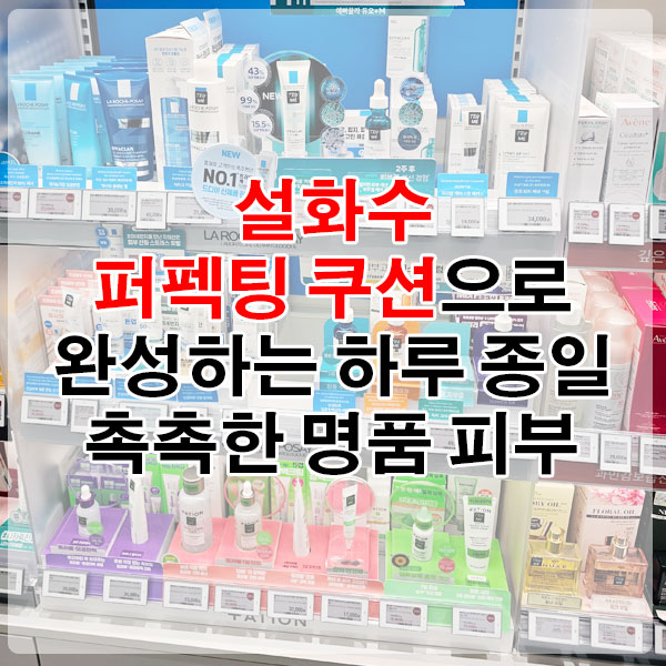 설화수 퍼펙팅 쿠션으로 완성하는 하루 종일 촉촉한 명품 피부