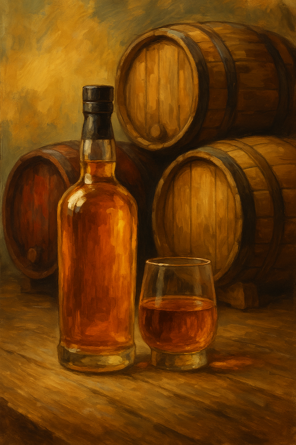 오크통과 위스키