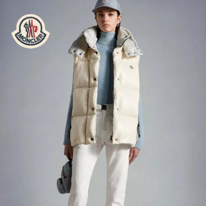몽클레어패딩조끼 루줄레 몽클 여성패딩조끼 아이보리 관부가세포함