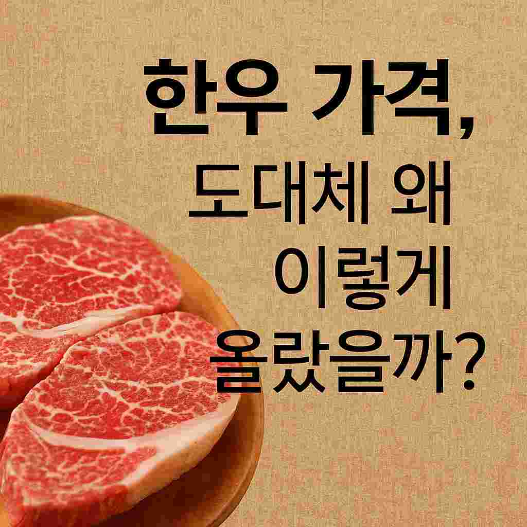 농업경제학 : 한우 가격, 도대체 왜 이렇게 올랐을까?