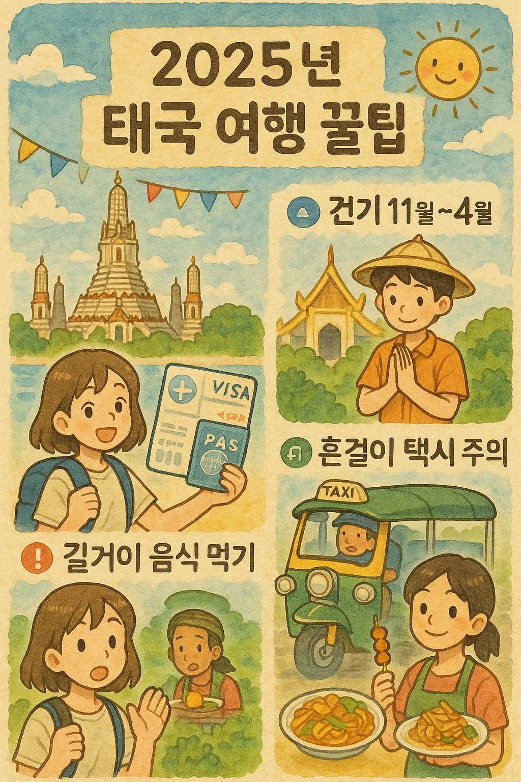2025년 태국 여행 꿀팁 정리