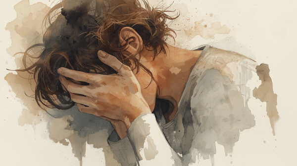 INFJ는 진정성과 의미를 삶의 핵심 가치로 여깁니다. 그래서 자신이 소중하게 여기는 신념을 어기거나, 관계 속에서 진심이 왜곡되었다고 느낄 때 깊은 죄책감을 경험합니다에 관한 그림