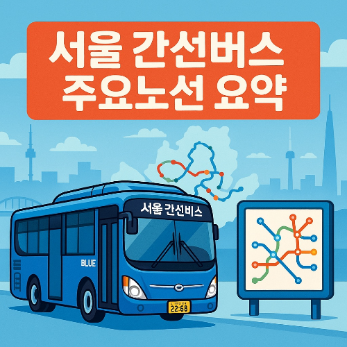 서울 간선버스 주요노선 요약