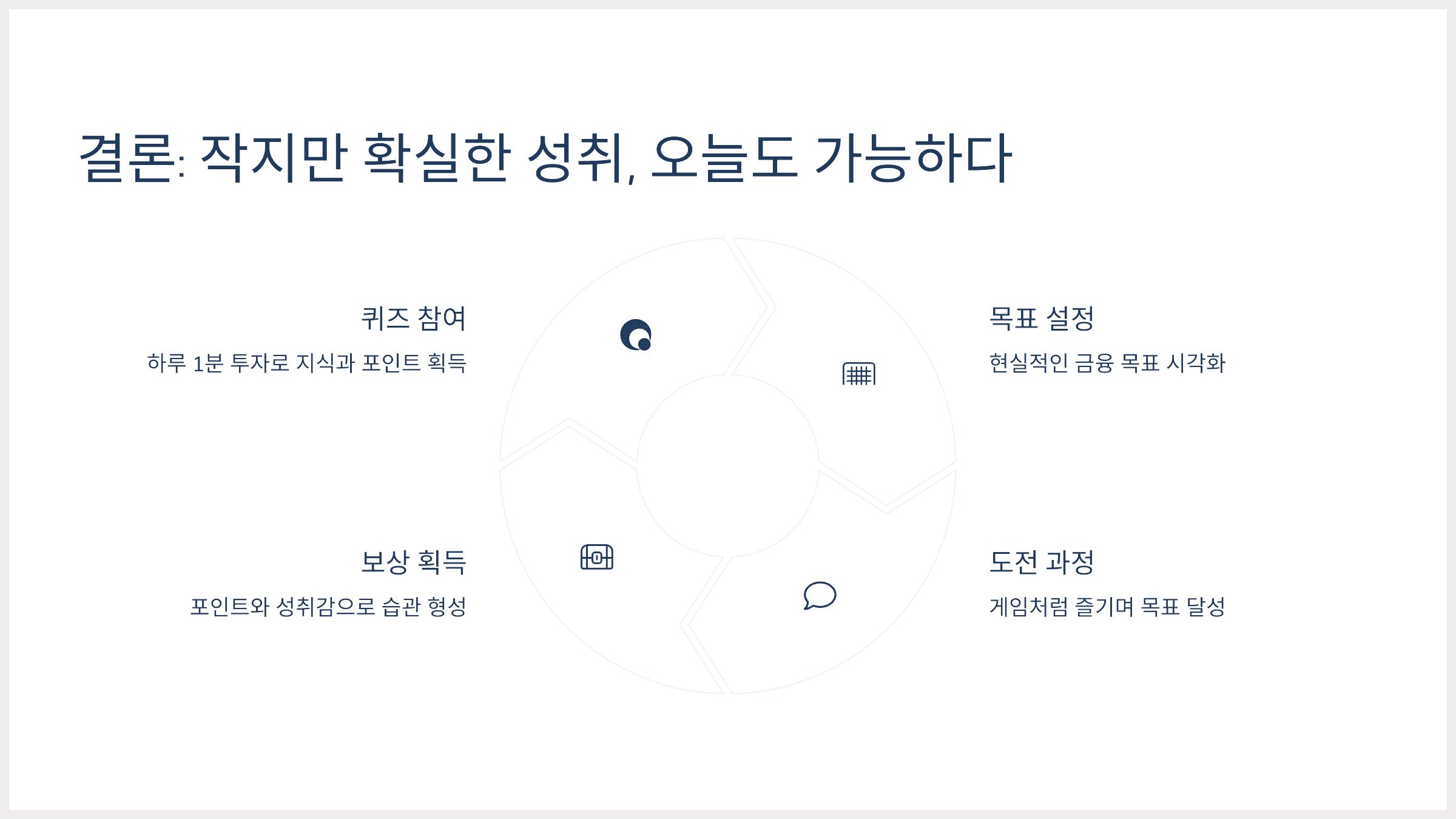 결론: 작지만 확실한 성취, 오늘도 가능하다