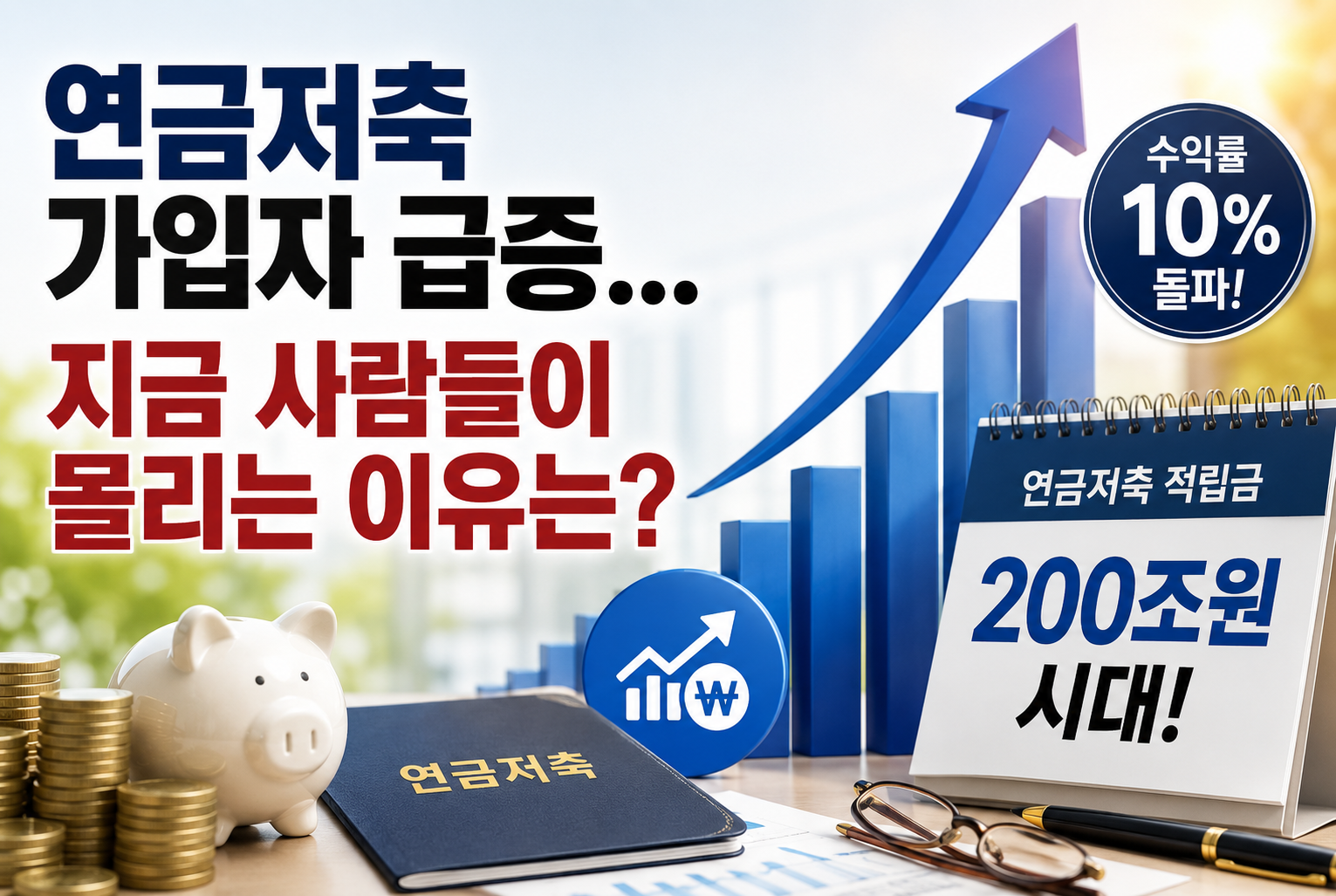 연금저축 가입자 급증