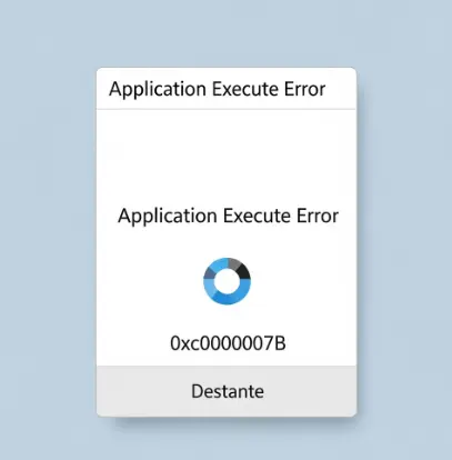 응용 프로그램 실행 오류 0xc000007b