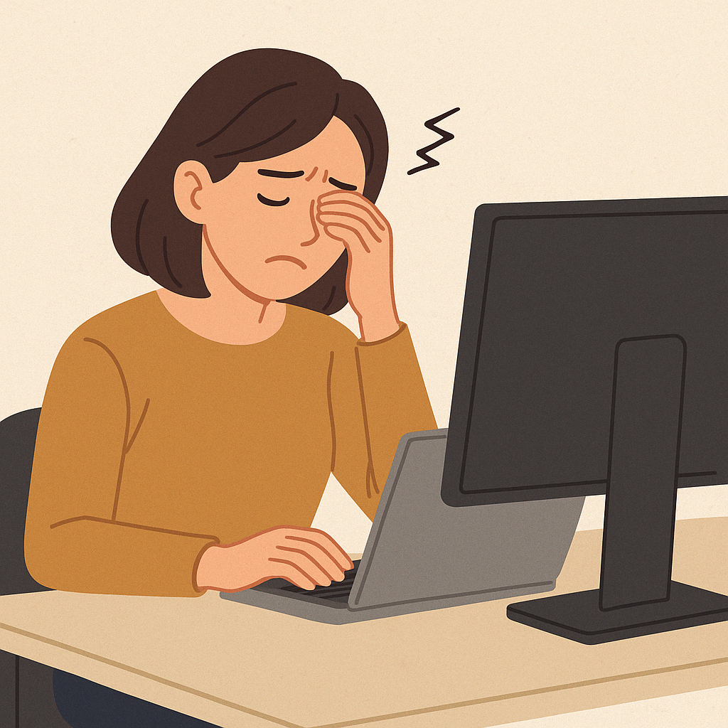 눈이 피로할 때