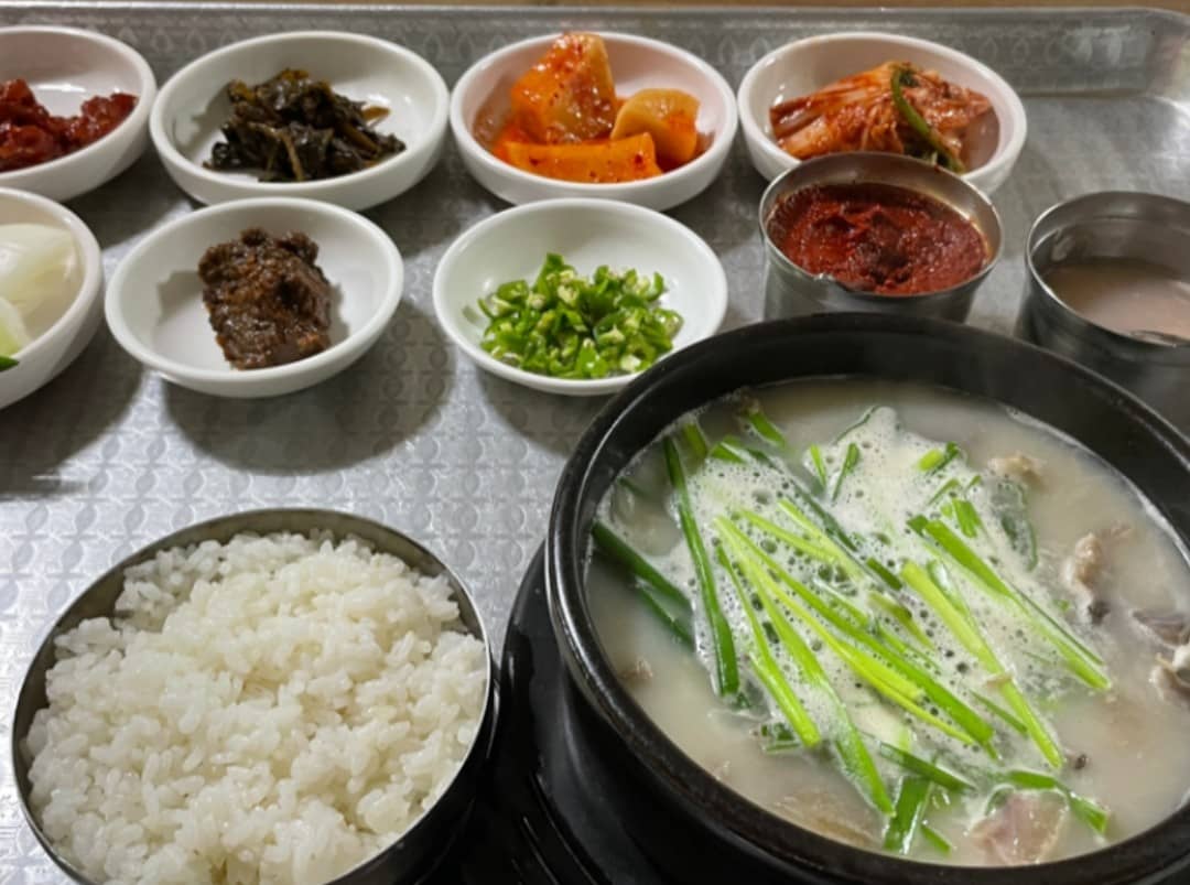 순대국 한상