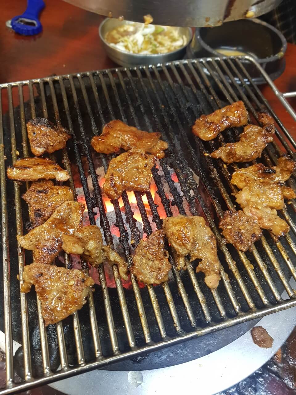강동구 명일동 맛집 숯불돼지갈비 마포집 리뷰 돼지갈비 맛집