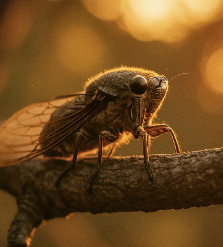 4. 해 질 녘의 연주가, 유지매미 (기름 끓는 소리)