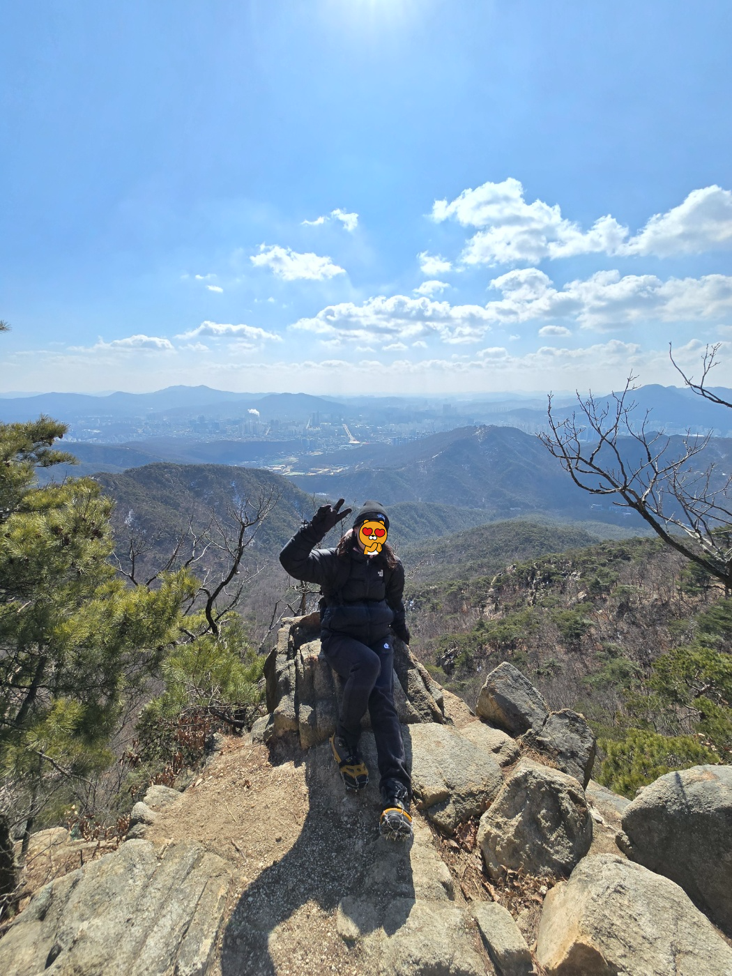 국기봉에서 찍은 사진