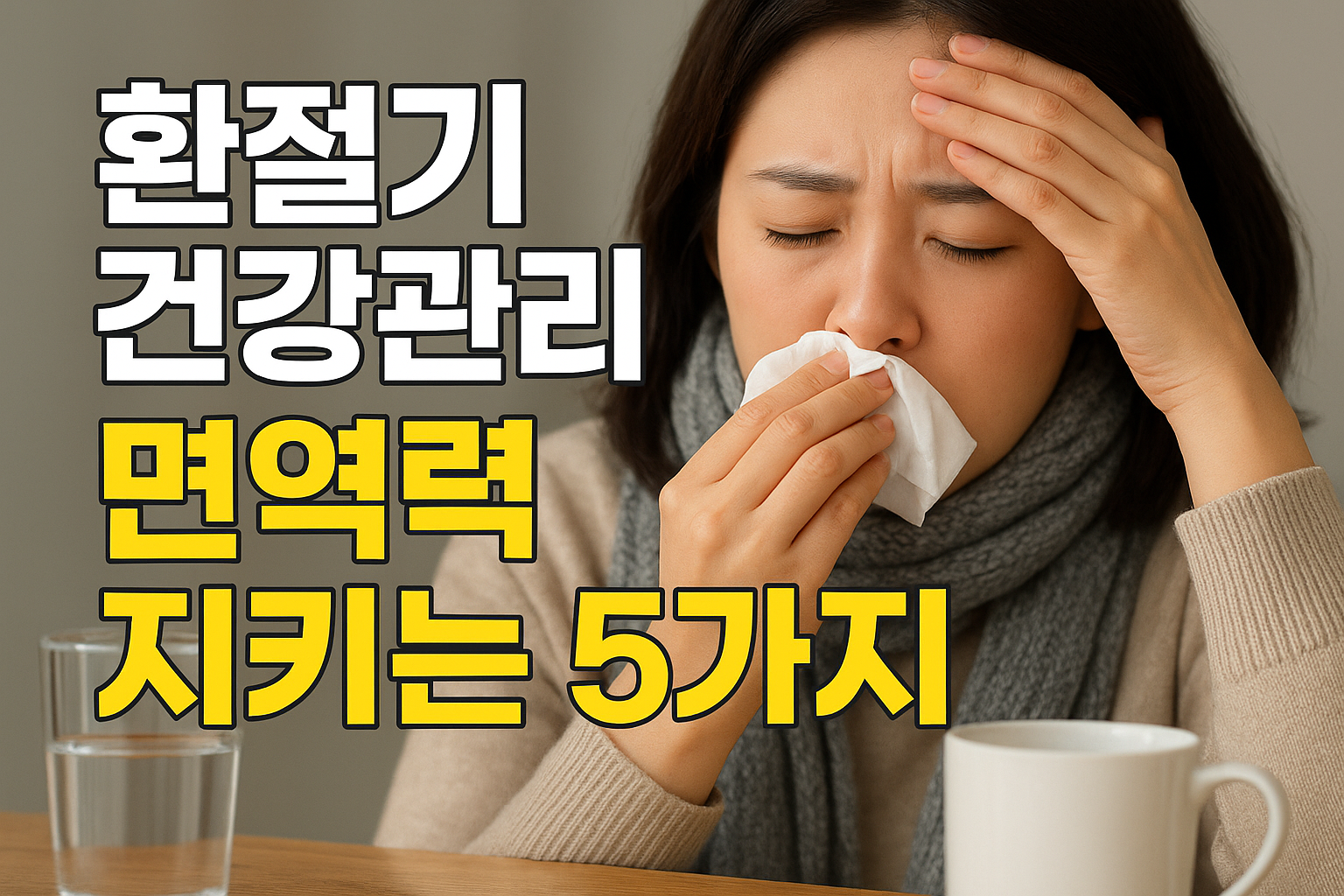 환절기 건강관리, 면역력