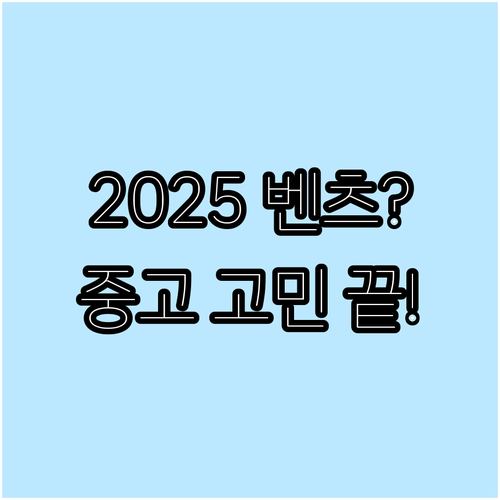 벤츠 S클래스 2025년식, 중고로 ..