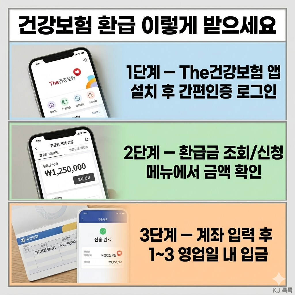 2026년 건강보험료 환급 완벽 정리 — 신청 방법·상한액·주의사항
