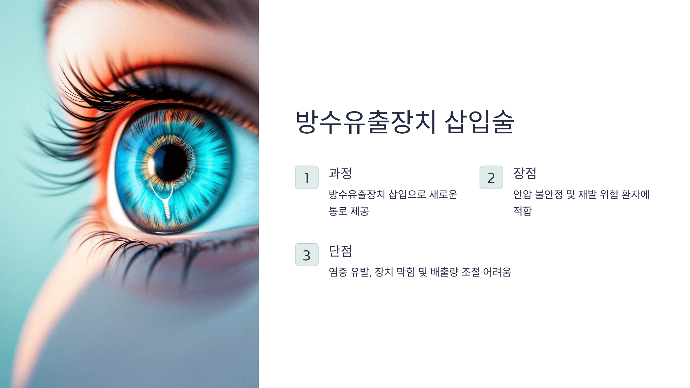 녹내장과 관련된 사진입니다.