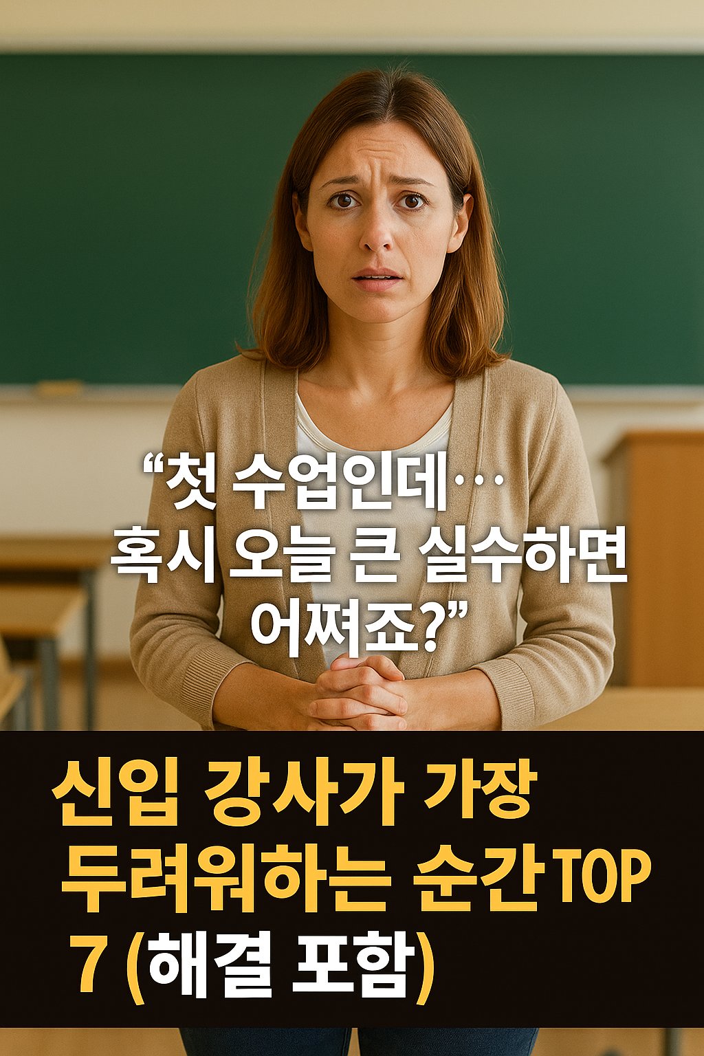 신입 실버 강사 가장 두려운 순간 TOP 7