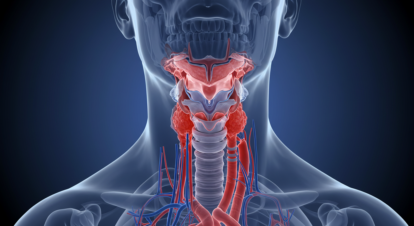 기관지를 그래픽으로 표현한 그림이다.