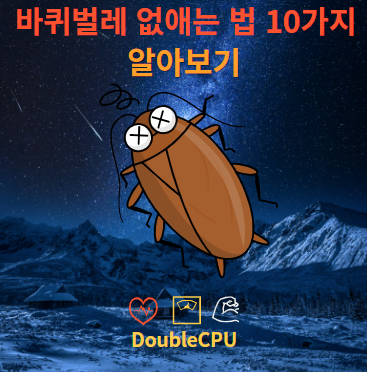 바퀴벌레 없애는 법 10가지