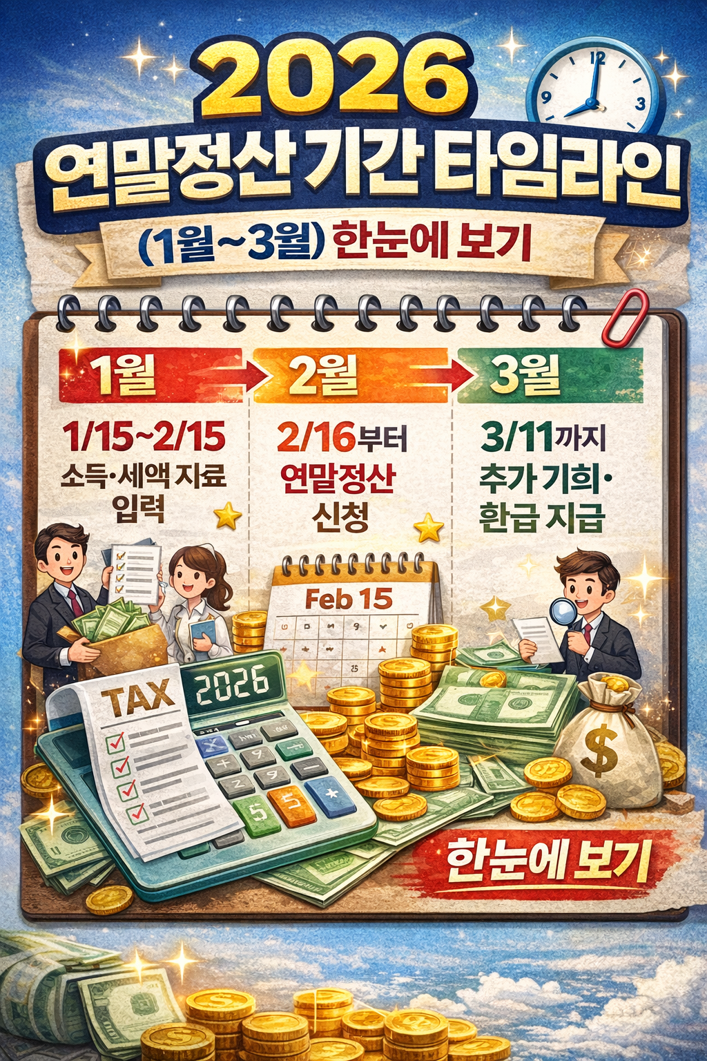 2026 연말정산 기간 총정리