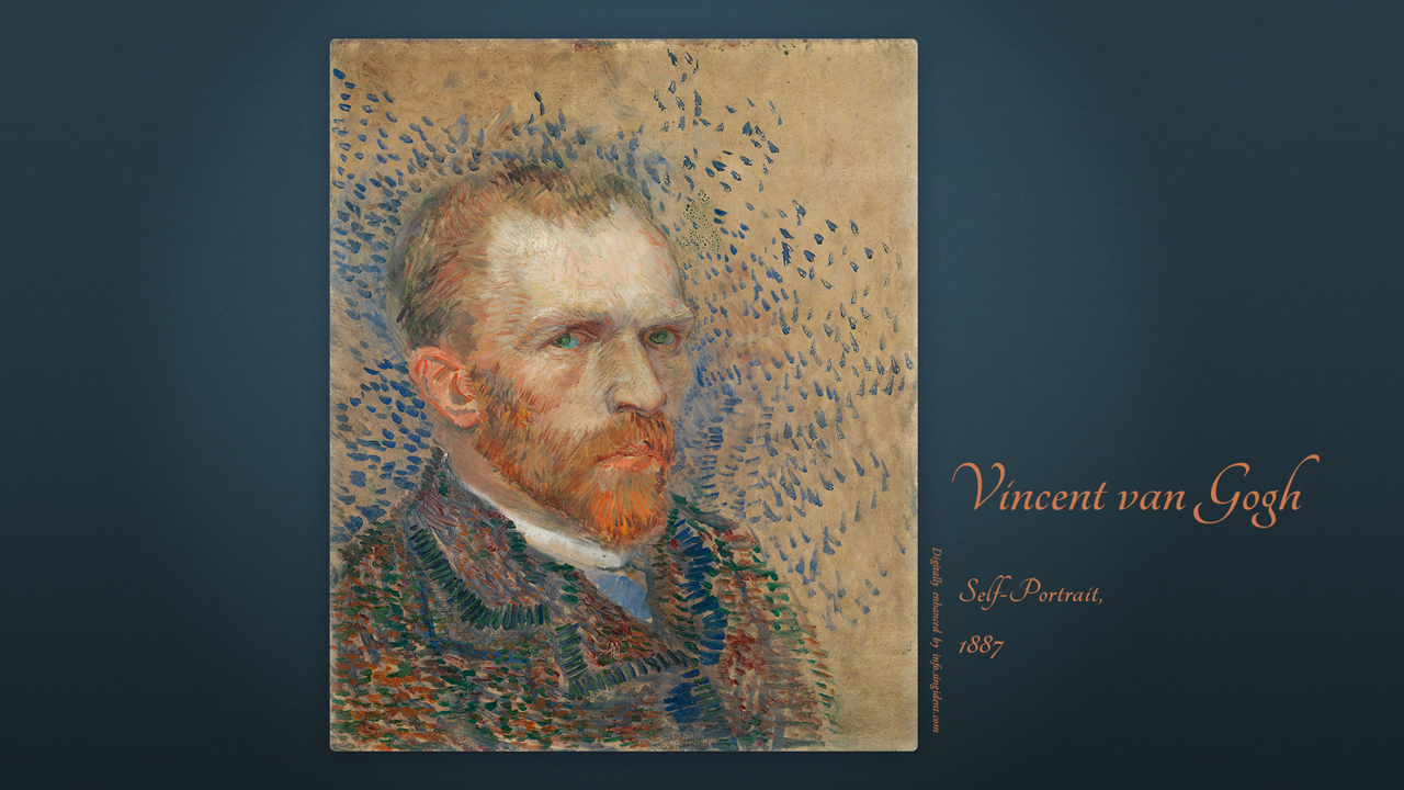 04 반고흐 자화상, F356 C - Vincent van Gogh 반고흐 자화상