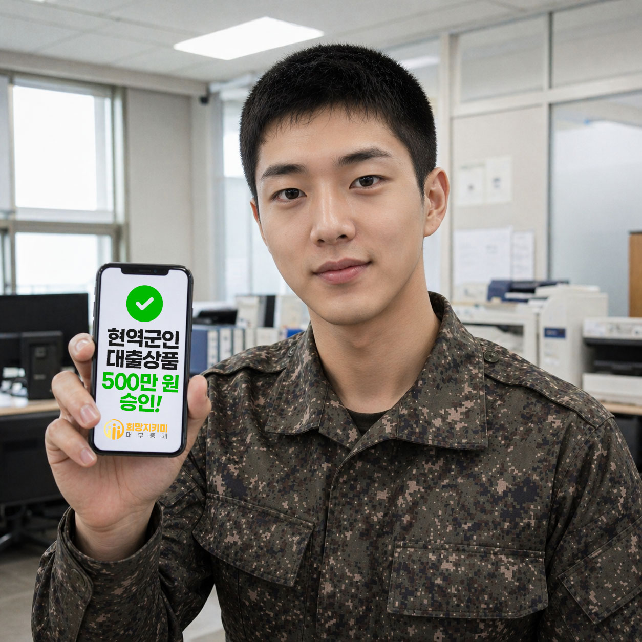 현역군인대출 당일 승인