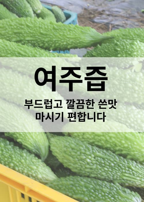 편하게마시는여주즙