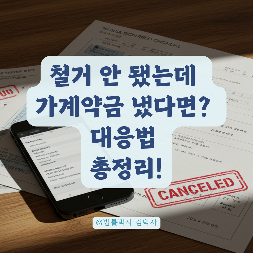 가계약금 냈는데 약속한 철거가 안 됐다면, 반환 요구 및 대응법 총정리