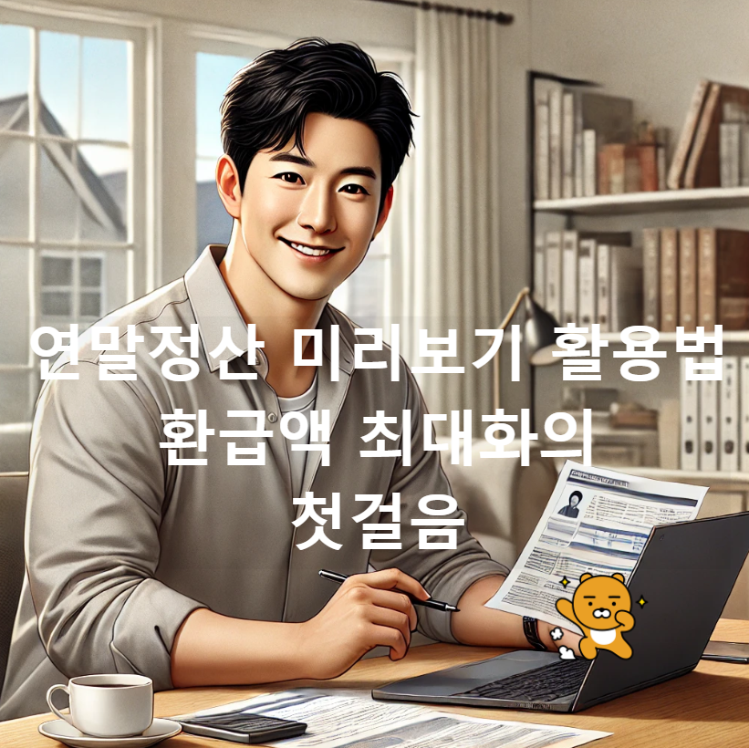 연말정산 미리보기 활용법 &ndash; 환급액 최대화의 첫걸음