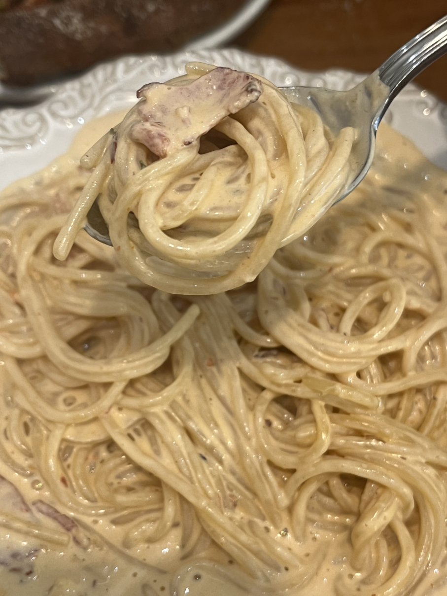 피자사계 매콤크림 파스타