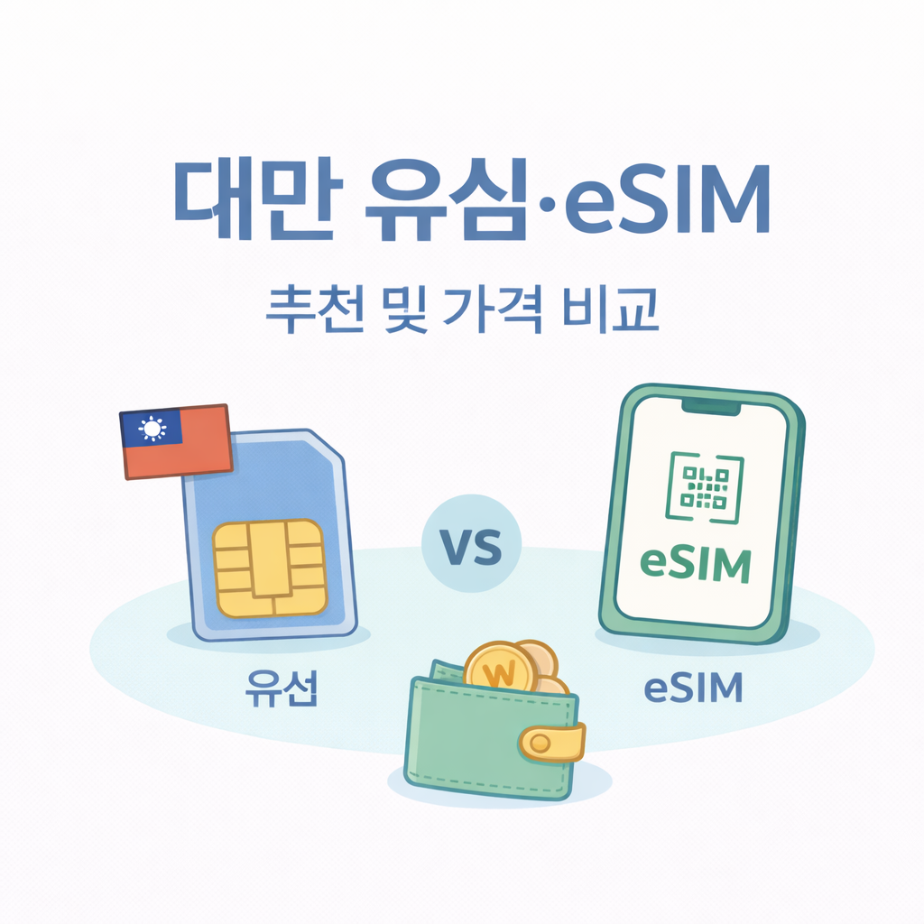 대만 유심·eSIM 추천