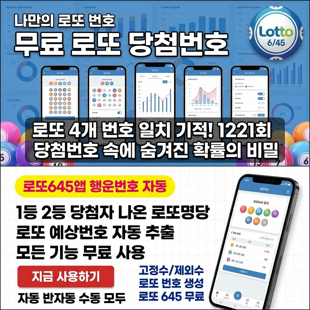 로또645 로또번호 당첨 예상번호 당첨번호 1등 2등 당첨지역 확인