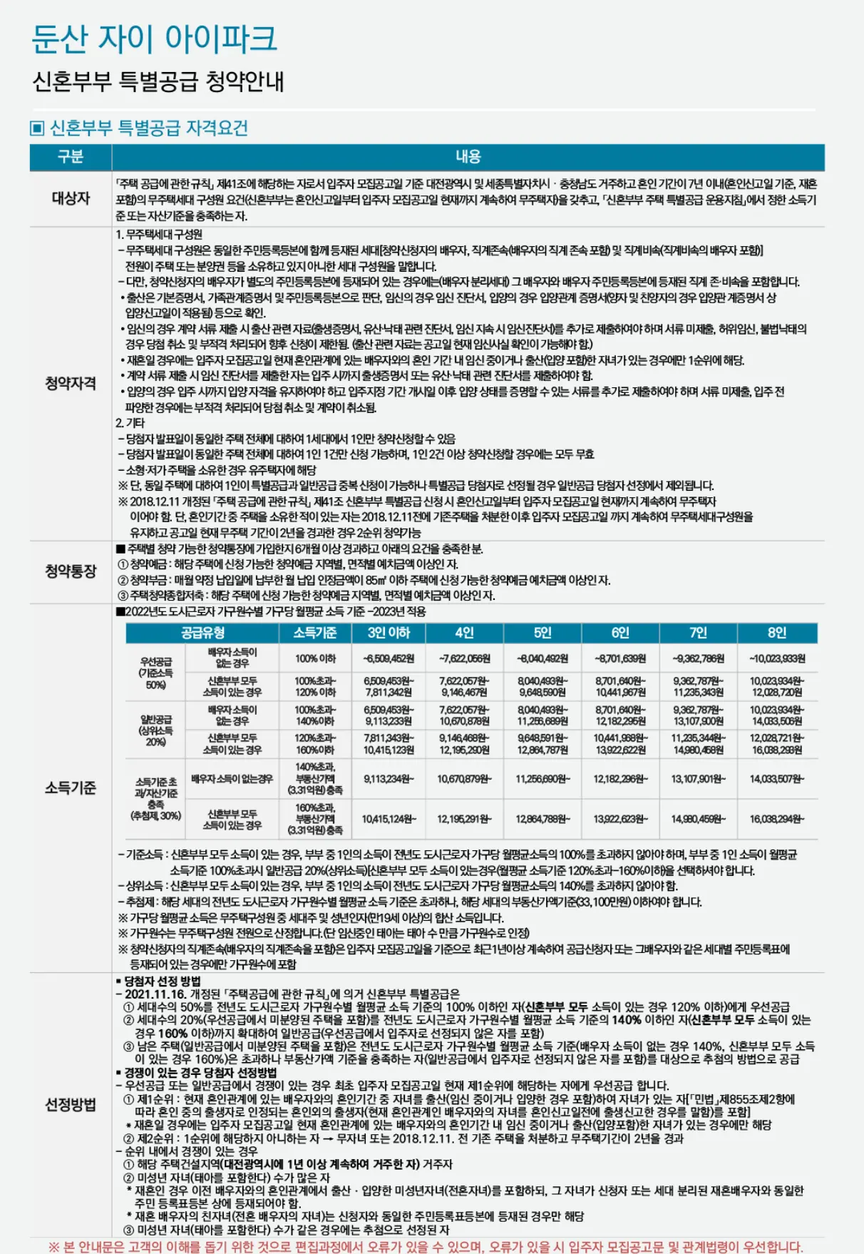 둔산 센트럴 자이 탄방동 숭어리샘 신혼부부 특별공급