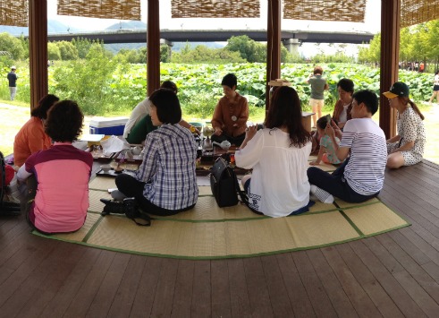 세미원 연꽃축제 연잎차