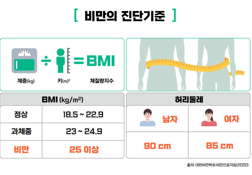 비만의 진단기준