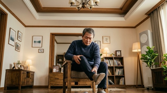 통풍 발목 무릎 관절 확산 증상